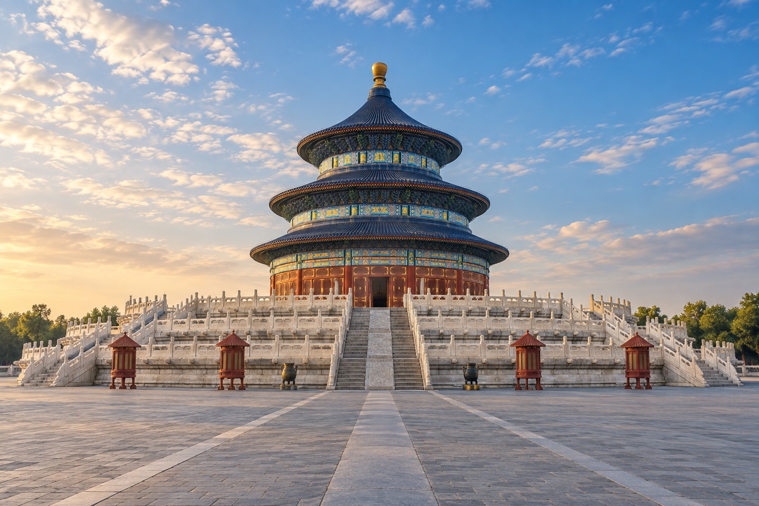 The complete Hall of Prayer for Good Harvests at the Temple of Heaven